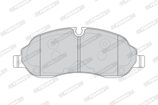 Brake Pad Set, disc brake - FVR4661 FERODO