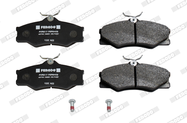 Brake Pad Set, disc brake - FVR517 FERODO