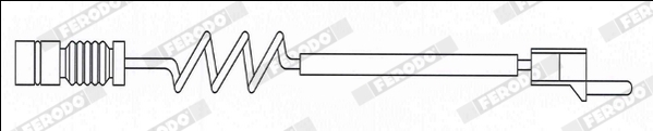 Warning Contact, brake pad wear - FWI326 FERODO