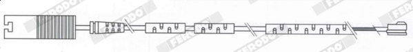 Warning Contact, brake pad wear - FWI357 FERODO