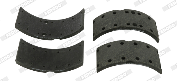 Brake Lining Kit, drum brake - K17096.0-F3653 FERODO