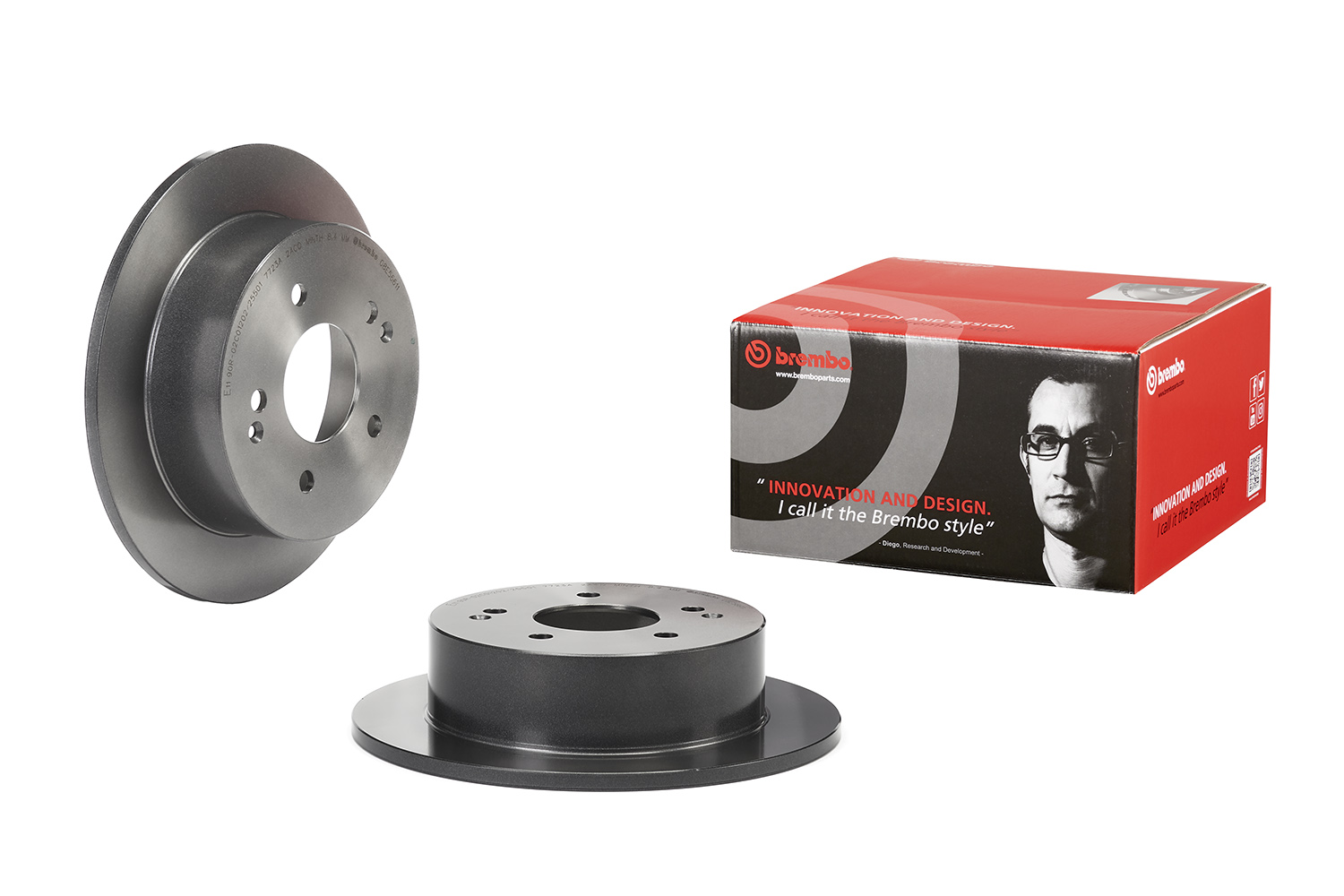Brake Disc - 08.E566.11 BREMBO