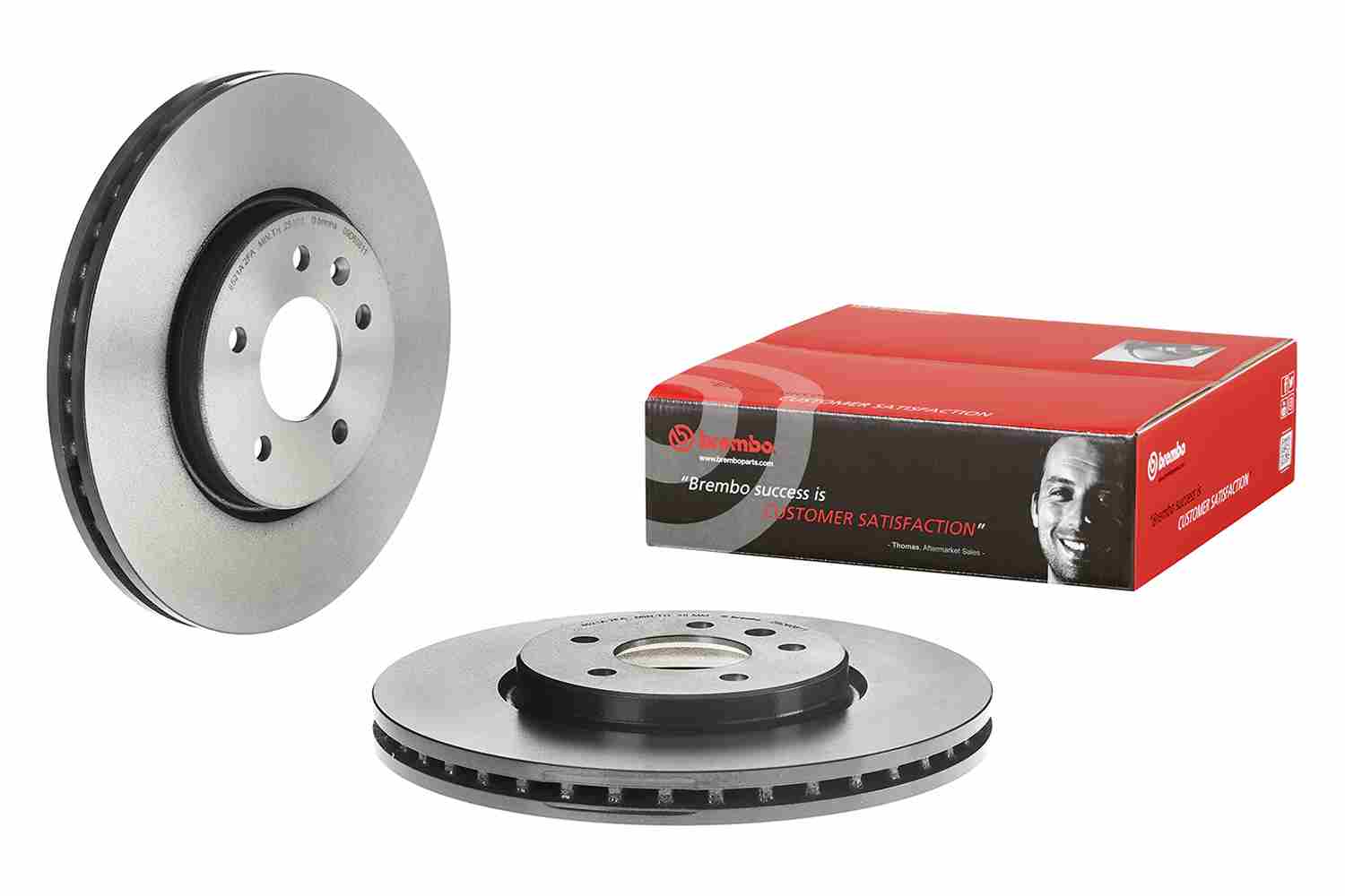 Brake Disc - 09.D608.11 BREMBO