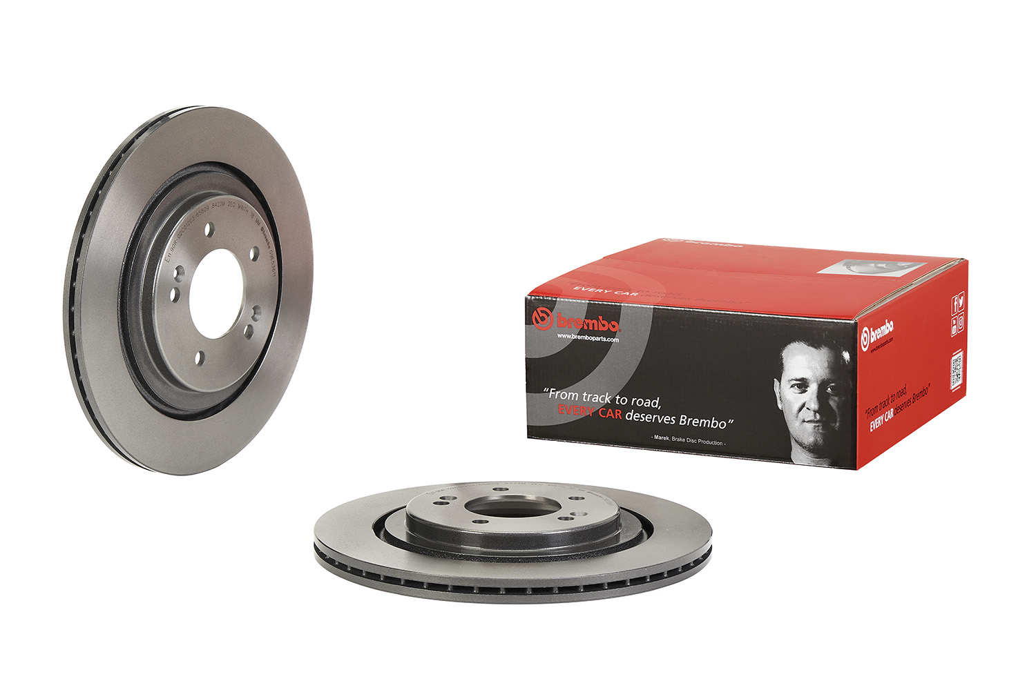 Brake Disc - 09.E536.11 BREMBO