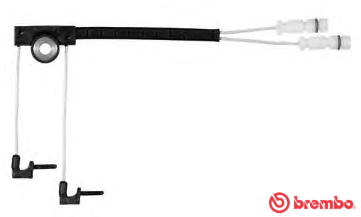 įspėjimo kontaktas, stabdžių trinkelių susidėvėjimas - A 00 281 BREMBO