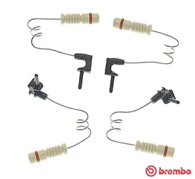 Contatto segnalazione, Usura past. freno/mat. d'attrito - A 00 387 BREMBO
