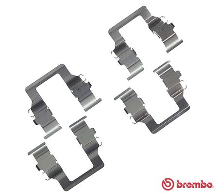 Accessory Kit, disc brake pad - A 02 201 BREMBO