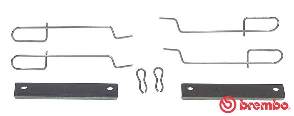Accessory Kit, disc brake pad - A 02 214 BREMBO