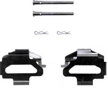 Accessory Kit, disc brake pad - A 02 231 BREMBO