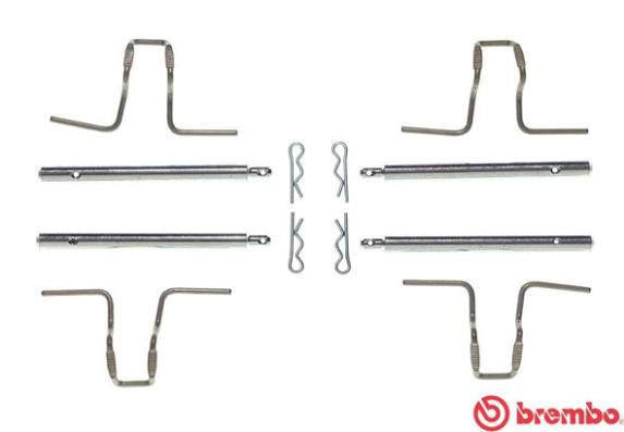 Accessory Kit, disc brake pad - A 02 278 BREMBO