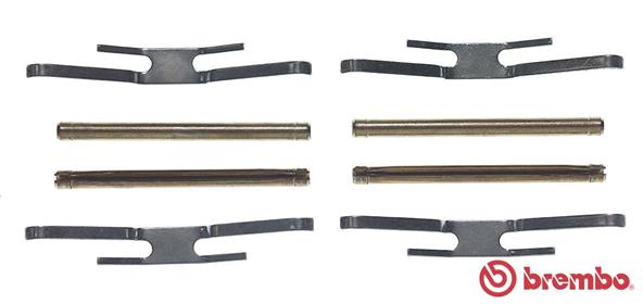 Kit accessori, Pastiglia freno - A 02 293 BREMBO