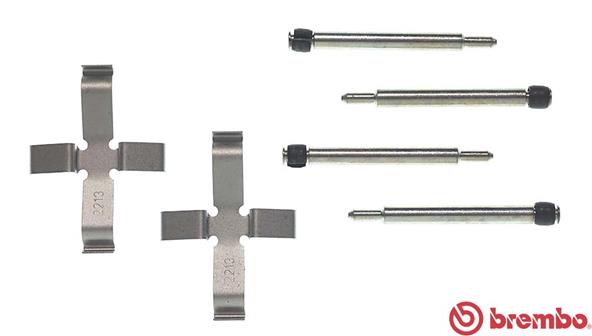 Accessory Kit, disc brake pad - A 02 315 BREMBO