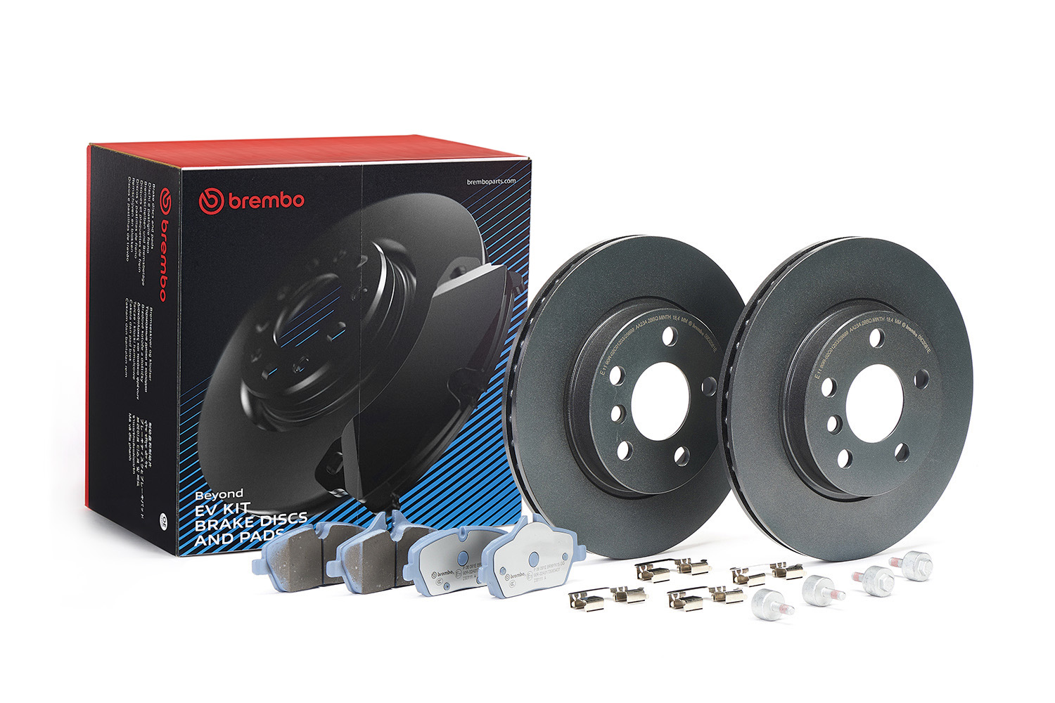 Комплект тормозов, дисковый тормозной механизм - KT 08 011 BREMBO
