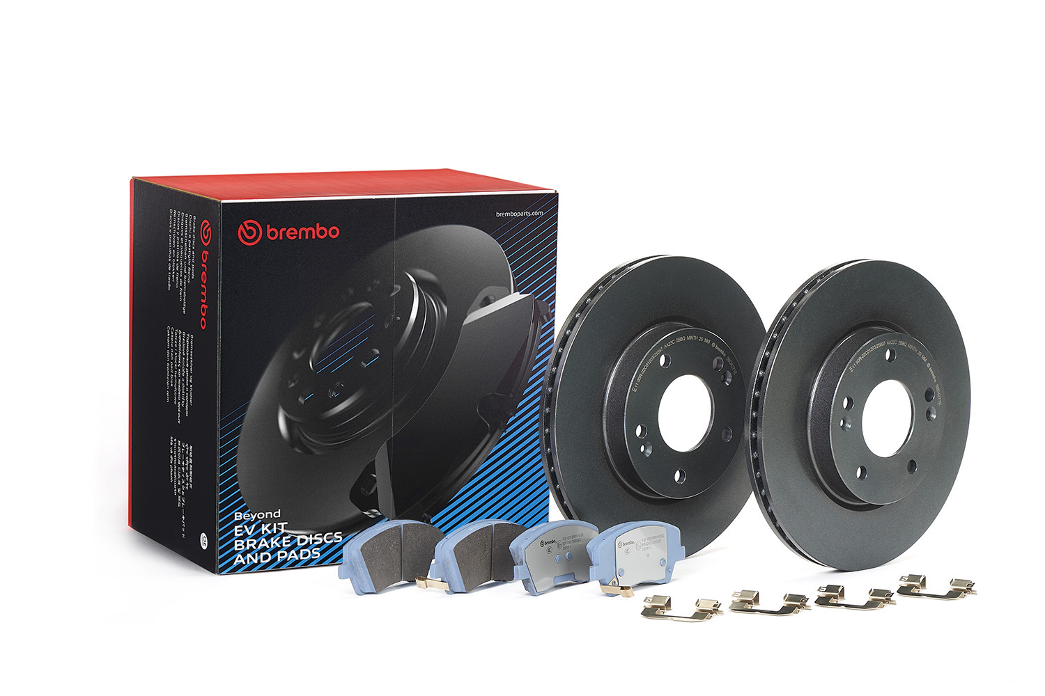 Brake Set, disc brakes - KT 08 013 BREMBO
