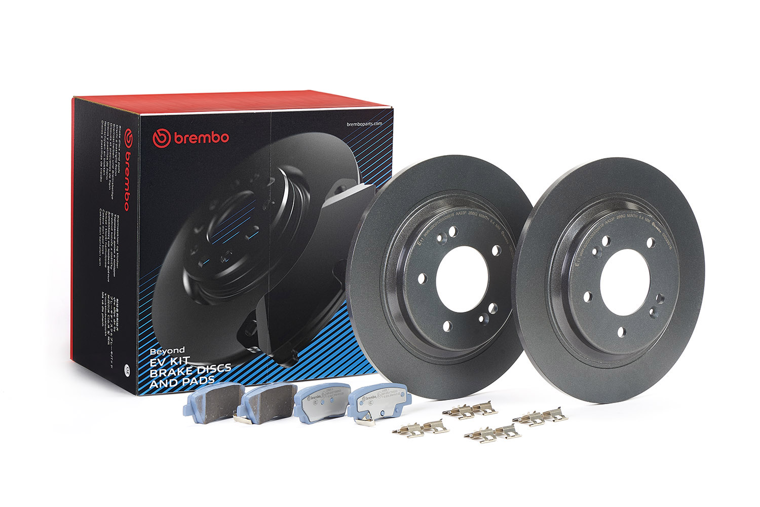 Brake Set, disc brakes - KT 08 016 BREMBO