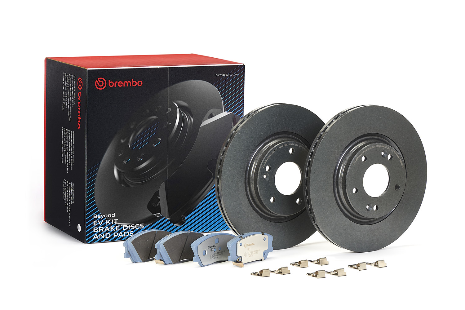 Brake Set, disc brakes - KT 08 028 BREMBO