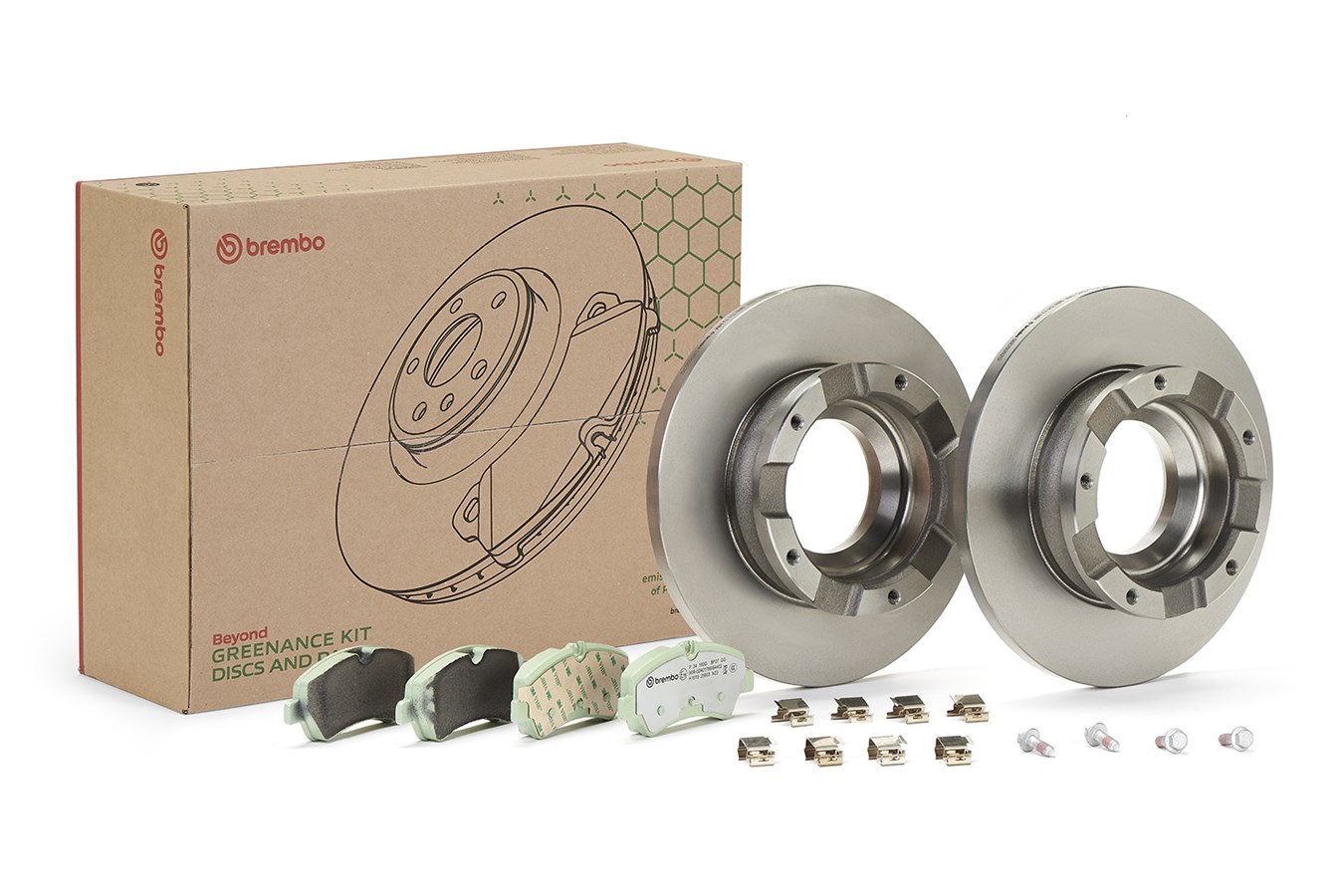 Brake Set, disc brakes - KT 10 060 BREMBO
