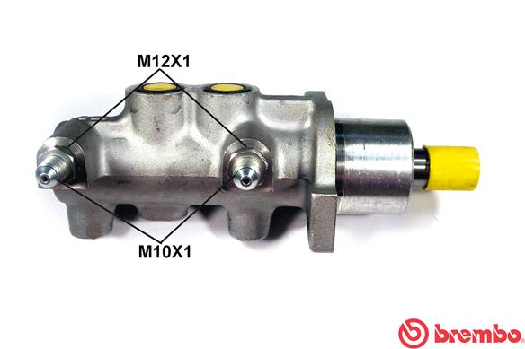 pagrindinis cilindras, stabdžiai - M 24 037 BREMBO