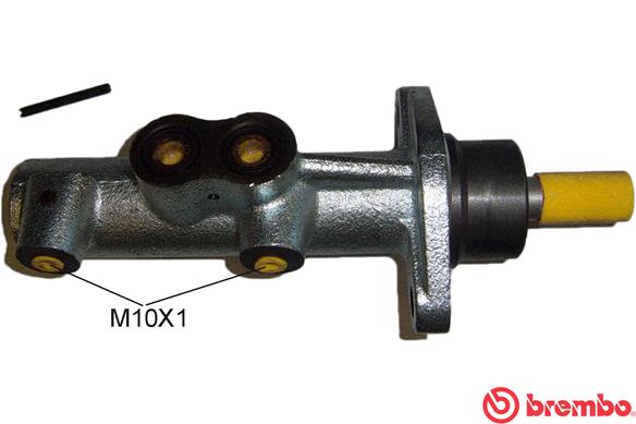 pagrindinis cilindras, stabdžiai - M A6 014 BREMBO