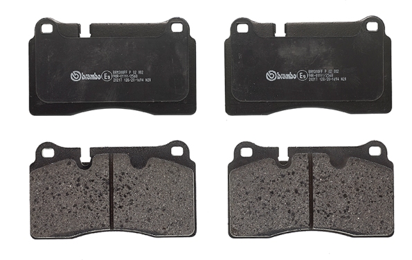 Brake Pad Set, disc brake - P 02 002 BREMBO