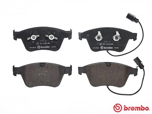 Brake Pad Set, disc brake - P 05 003 BREMBO