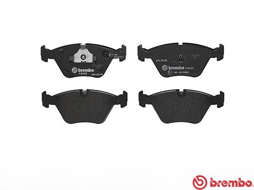 Brake Pad Set, disc brake - P 06 012 BREMBO