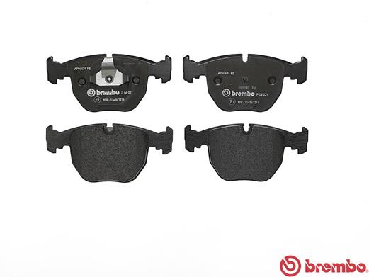 Brake Pad Set, disc brake - P 06 021 BREMBO