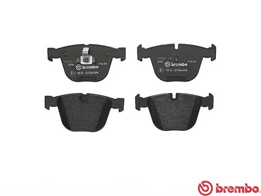 Brake Pad Set, disc brake - P 06 026 BREMBO