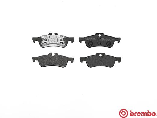 Комплект тормозных колодок, дисковый тормоз - P 06 032 BREMBO