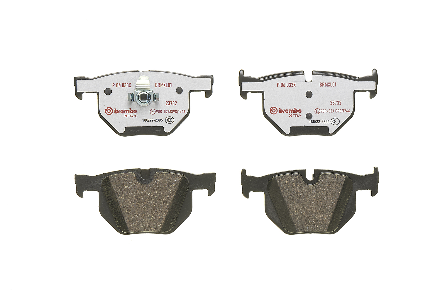 Brake Pad Set, disc brake - P 06 033X BREMBO