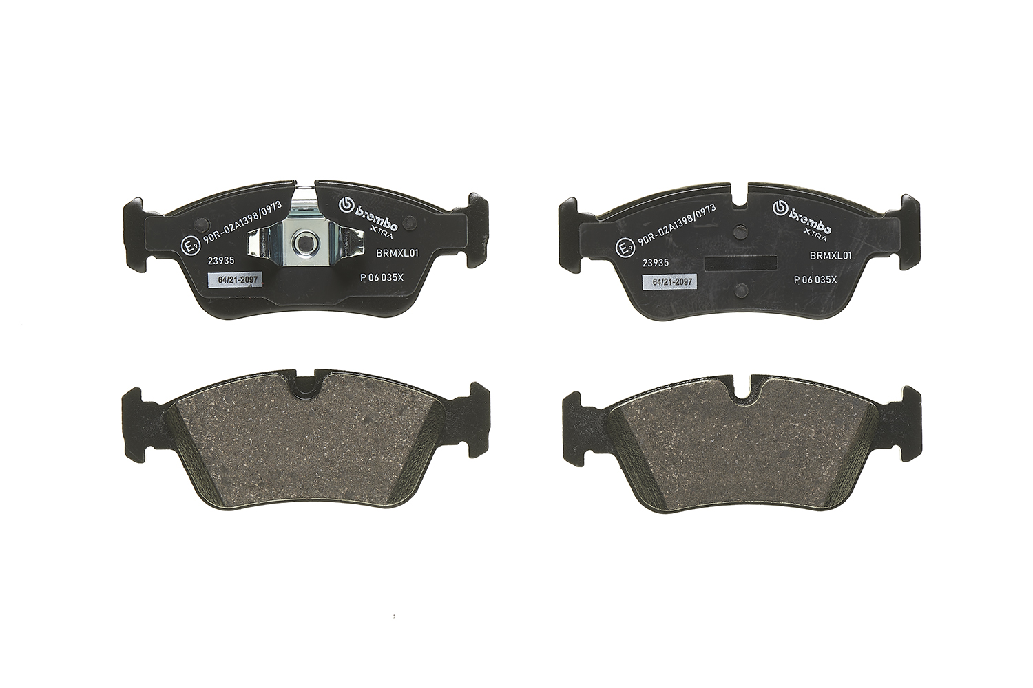 Brake Pad Set, disc brake - P 06 035X BREMBO