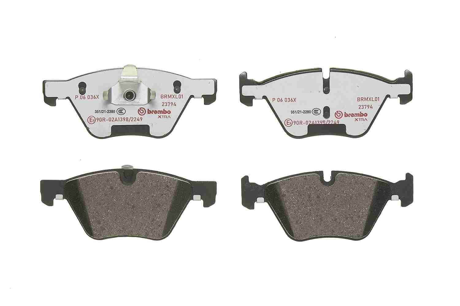 Brake Pad Set, disc brake - P 06 036X BREMBO