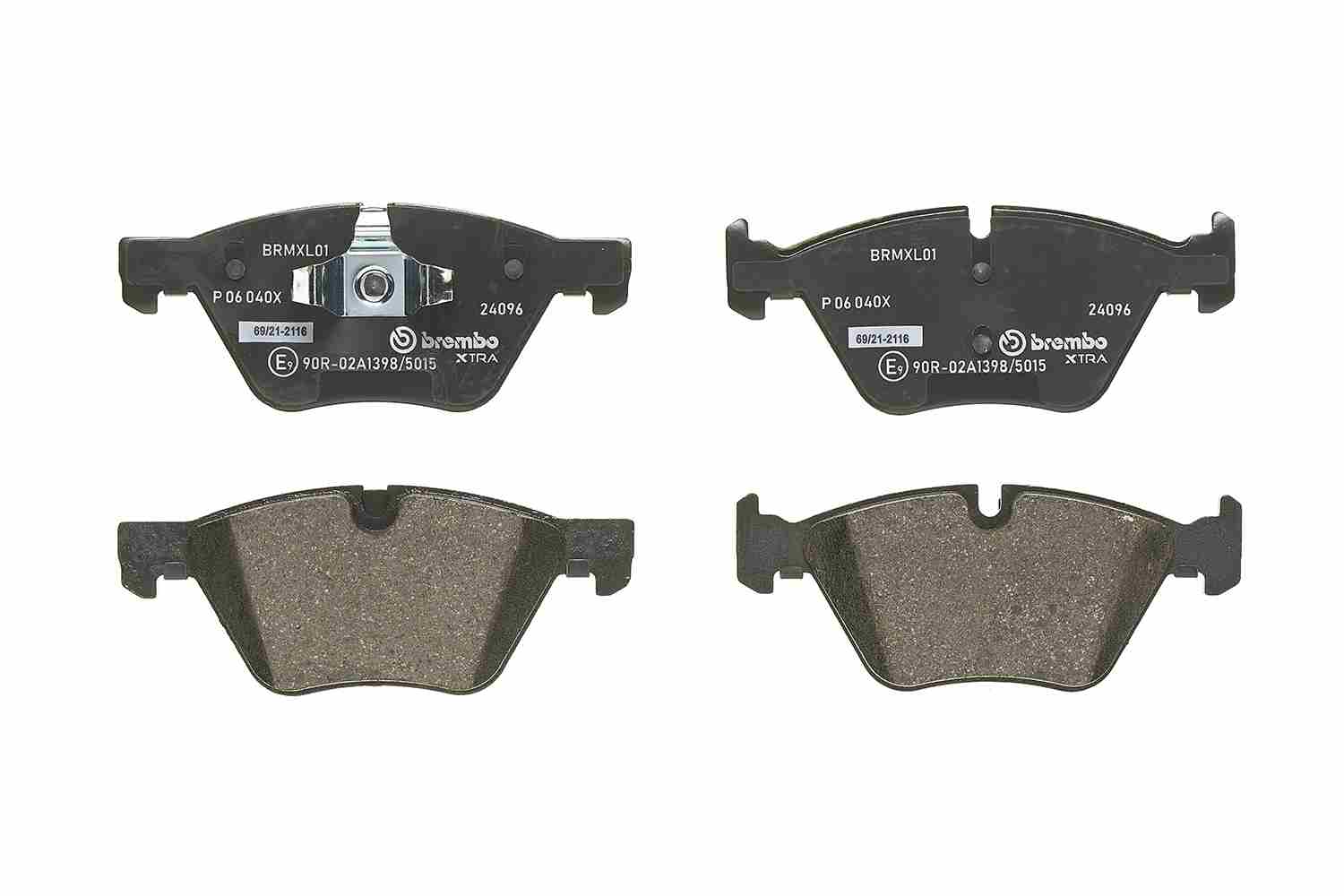 Brake Pad Set, disc brake - P 06 040X BREMBO