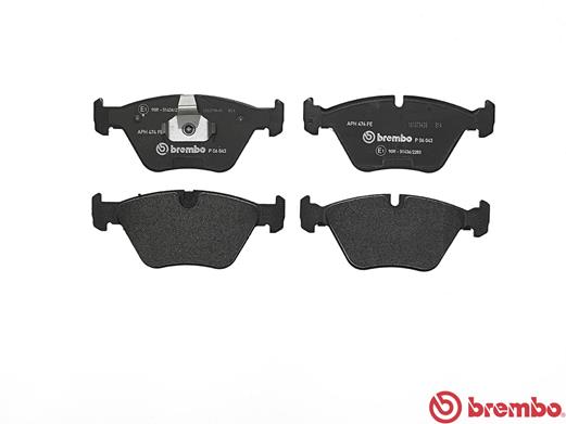 Brake Pad Set, disc brake - P 06 043 BREMBO