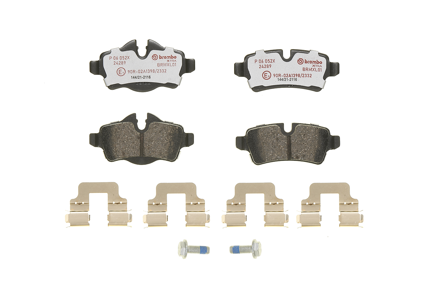 Kit pastiglie freno, Freno a disco - P 06 052X BREMBO