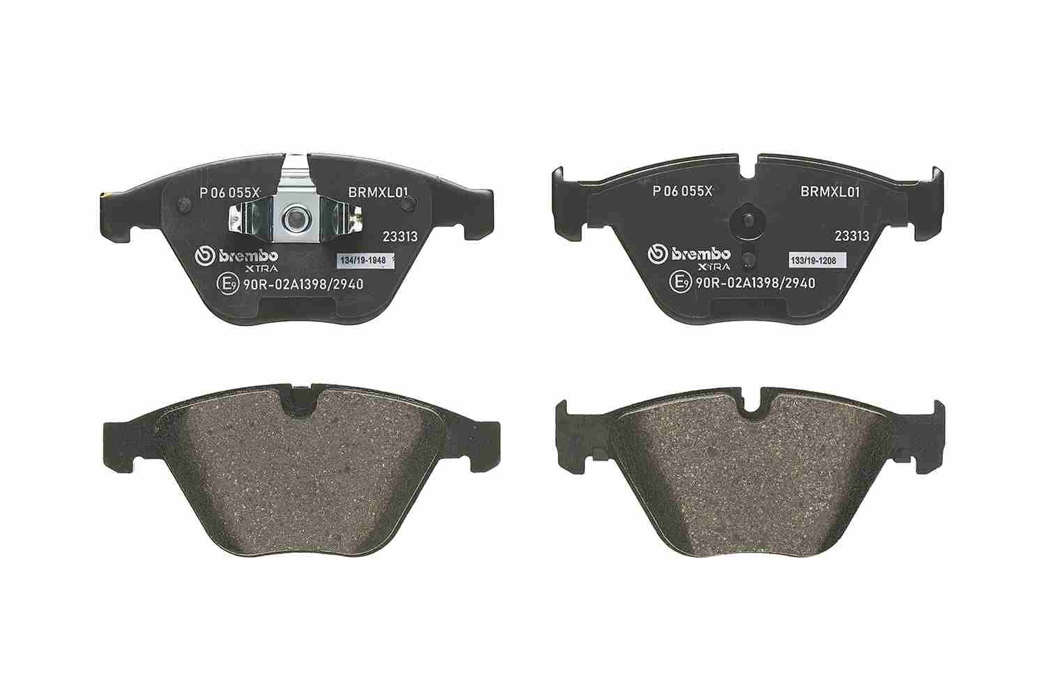 Brake Pad Set, disc brake - P 06 055X BREMBO