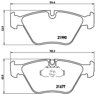 Kit pastiglie freno, Freno a disco - P 06 065 BREMBO