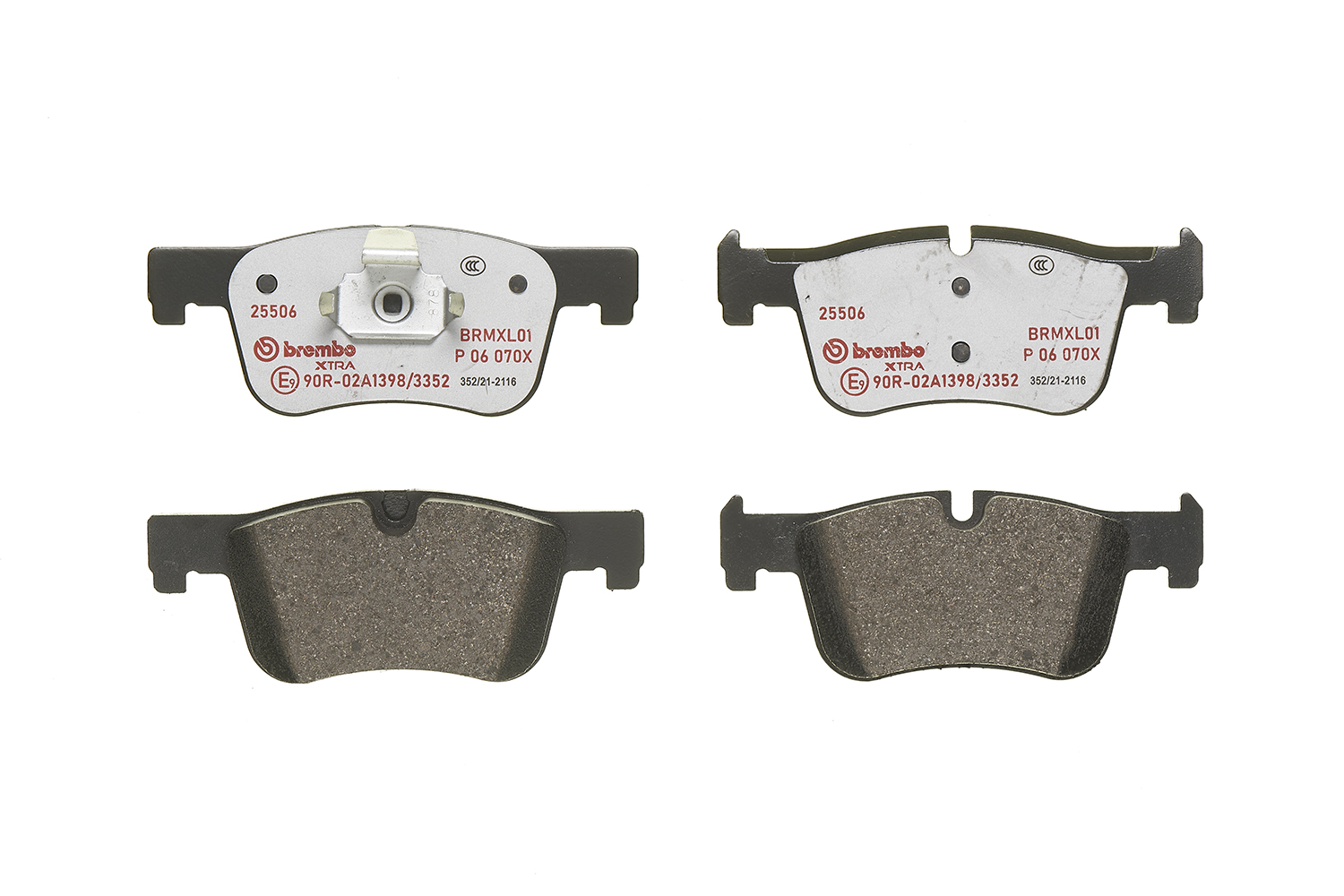 Brake Pad Set, disc brake - P 06 070X BREMBO