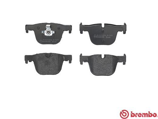 Brake Pad Set, disc brake - P 06 072 BREMBO