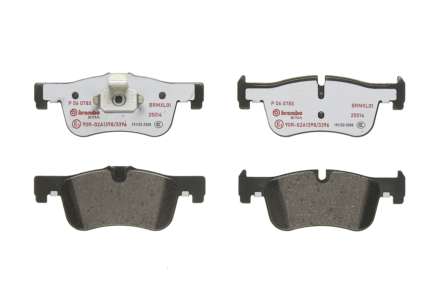 Brake Pad Set, disc brake - P 06 078X BREMBO