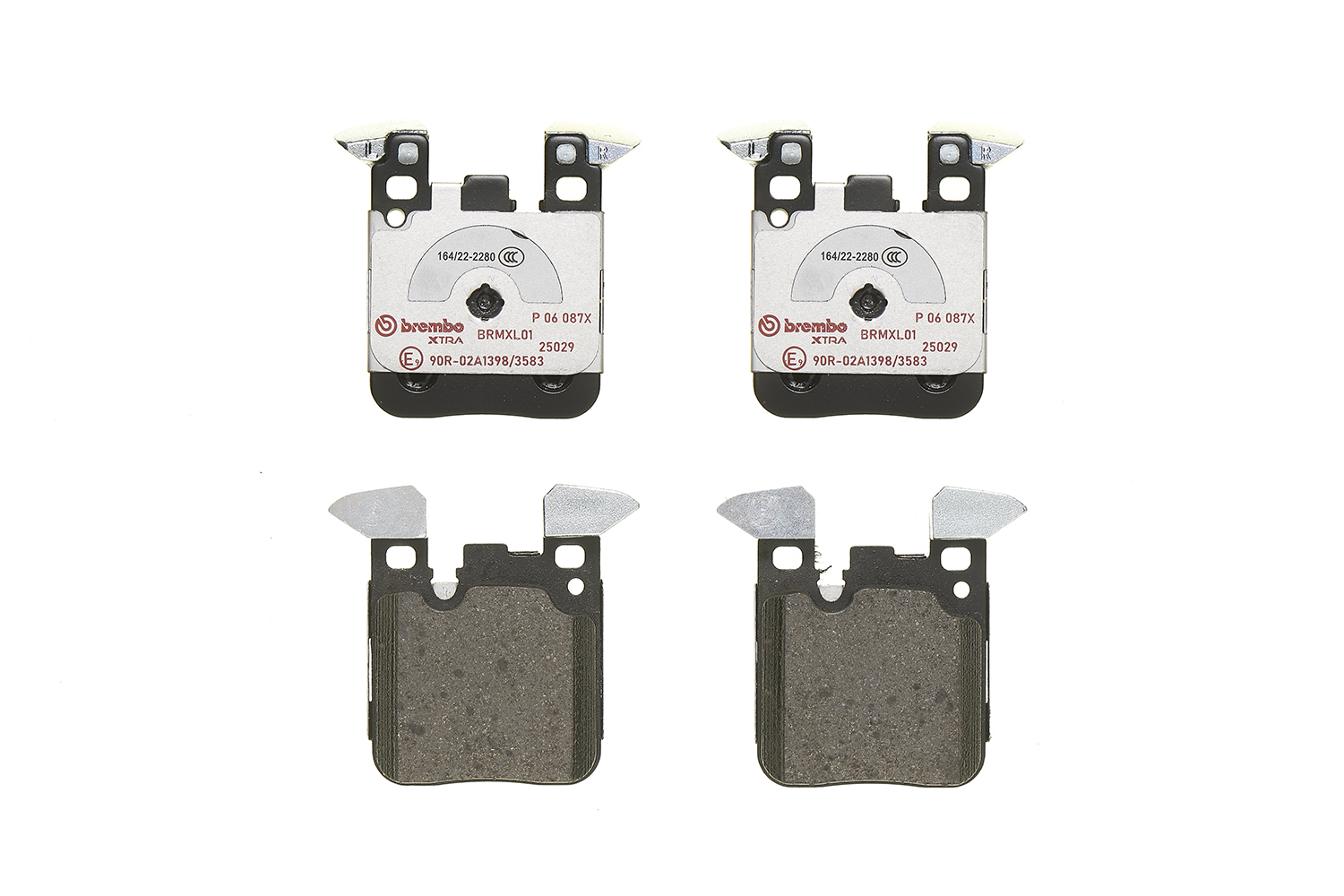 Brake Pad Set, disc brake - P 06 087X BREMBO