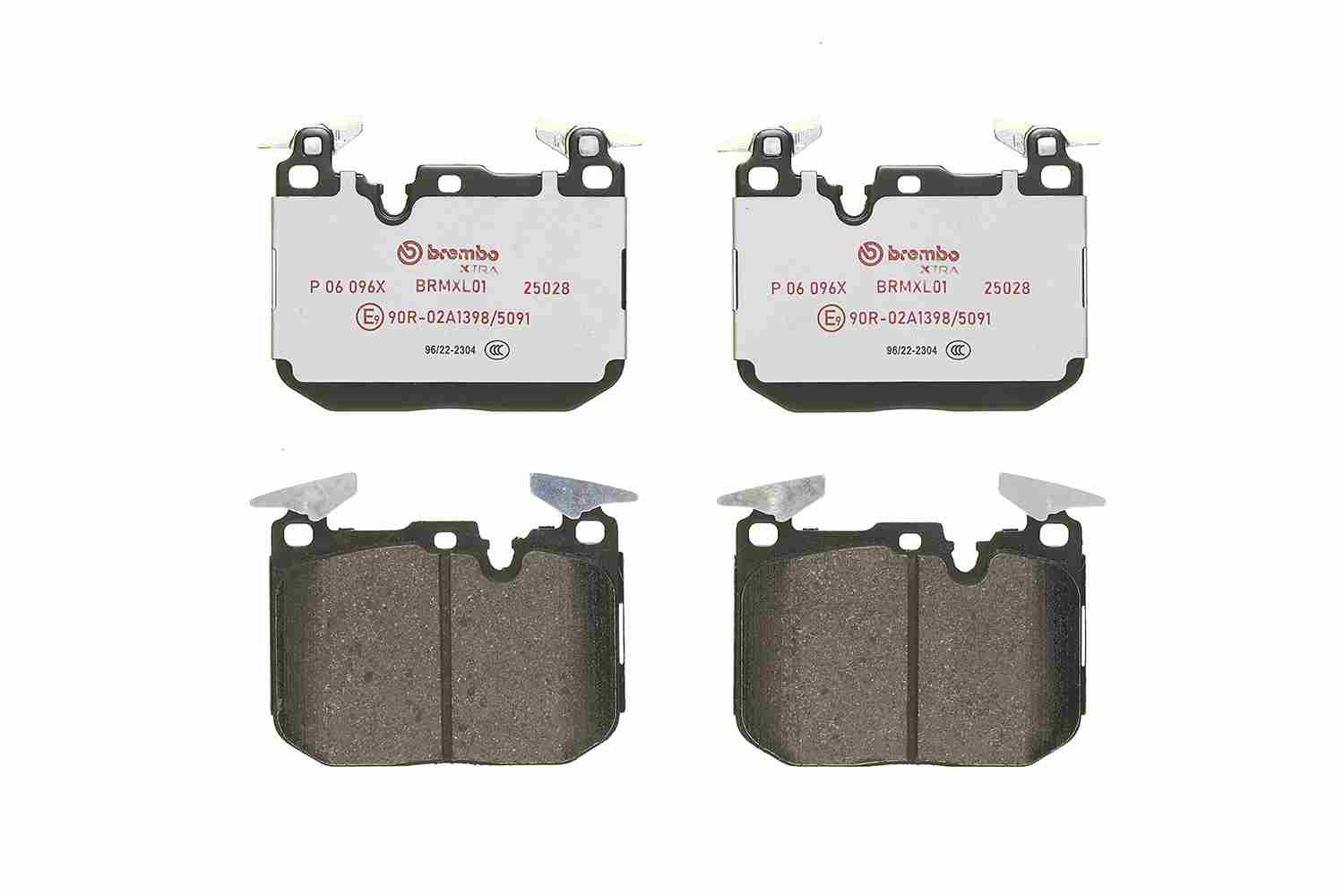 Brake Pad Set, disc brake - P 06 096X BREMBO