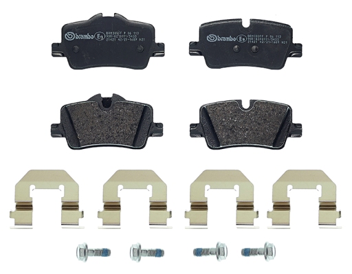 Brake Pad Set, disc brake - P 06 113 BREMBO