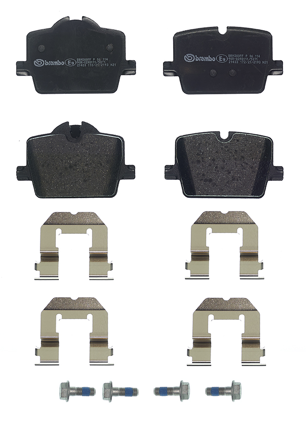 Brake Pad Set, disc brake - P 06 114 BREMBO
