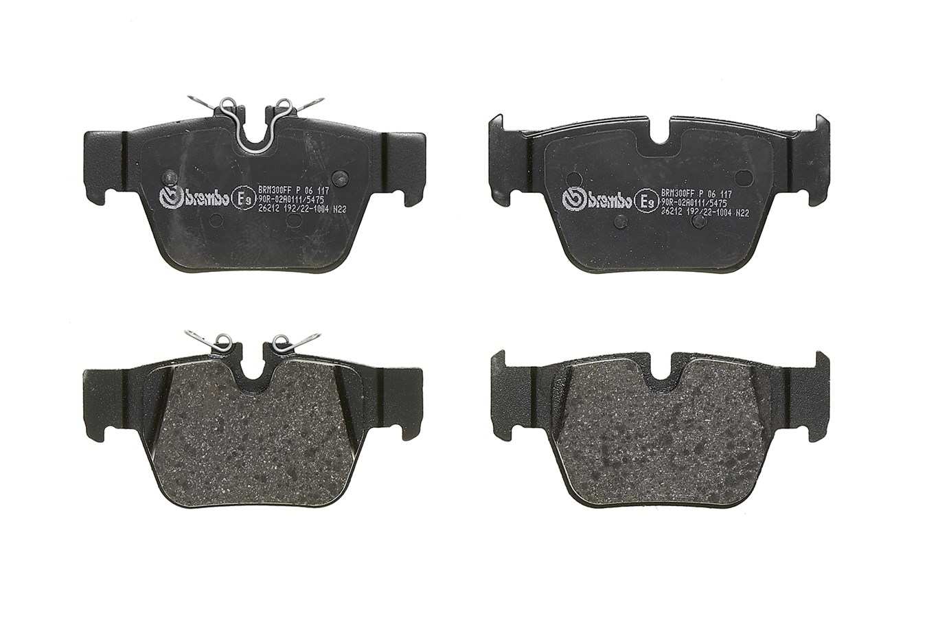 Brake Pad Set, disc brake - P 06 117 BREMBO
