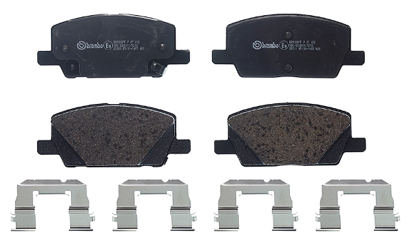 Brake Pad Set, disc brake - P 07 012 BREMBO