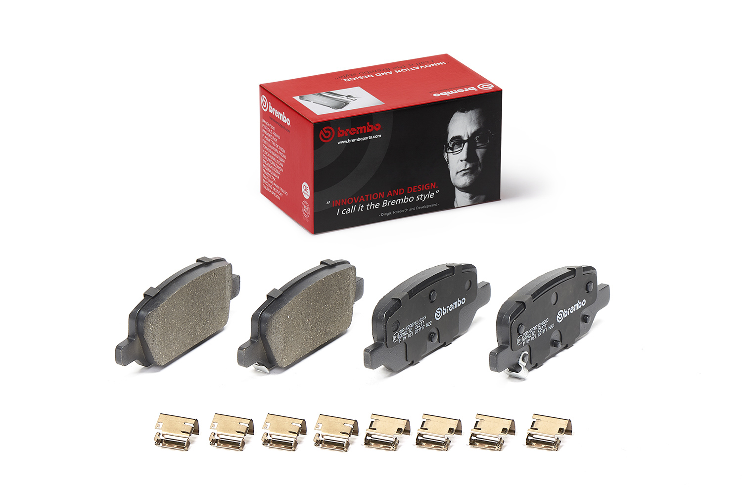 Brake Pad Set, disc brake - P 09 027 BREMBO