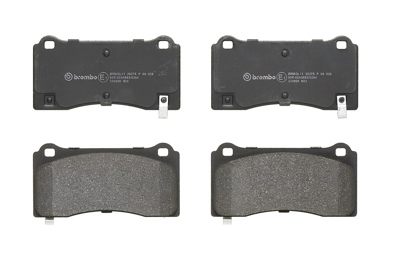 Brake Pad Set, disc brake - P 09 028 BREMBO