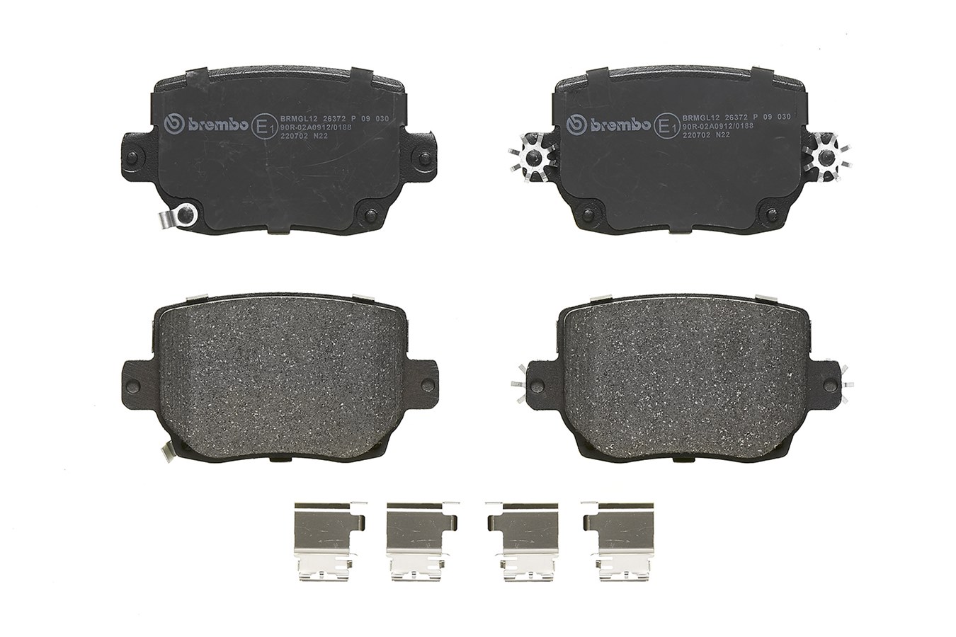 Brake Pad Set, disc brake - P 09 030 BREMBO