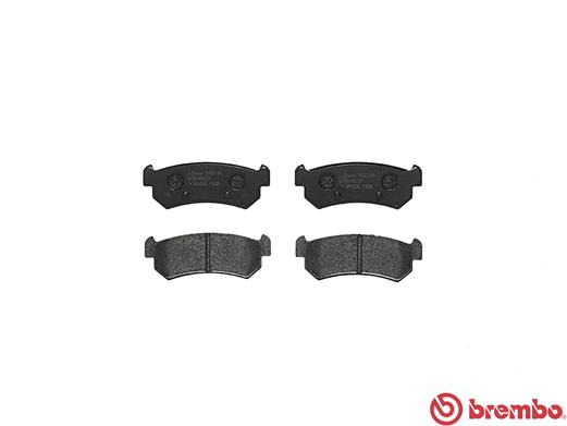 Brake Pad Set, disc brake - P 10 001 BREMBO